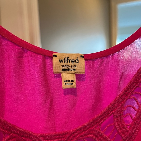 Aritzia Wilfred hot pink tank dress - Picture 3 of 5